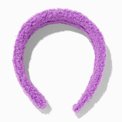 Purple Butterfly Sherpa Headband