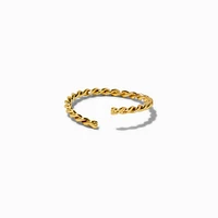 C LUXE by Claire's 18k Yellow Gold Plated Twisted Toe Ring