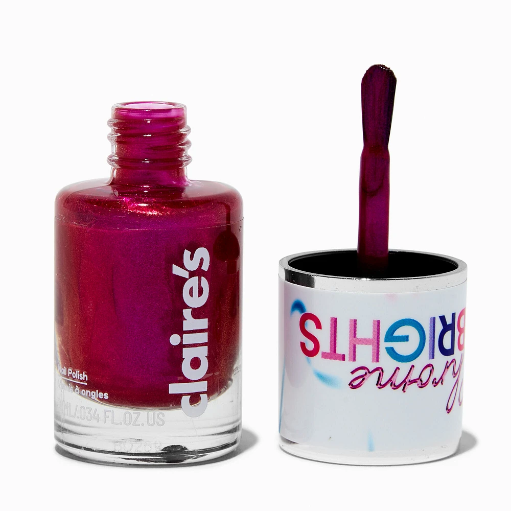 Chrome Brights Single Nail Polish - Berry