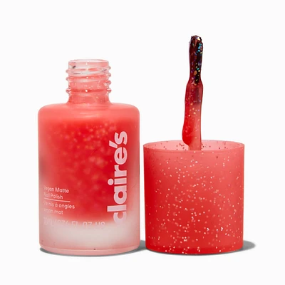 Vegan Matte Nail Polish - Grapefruit Punch