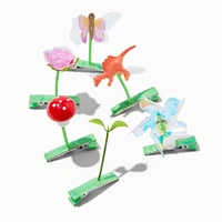 Fairy Garden Sprout Hair Clips - 6 Pack