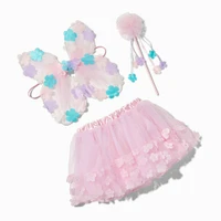 Claire's Club Pink Chiffon Flower Dress Up Set - 3 Pack