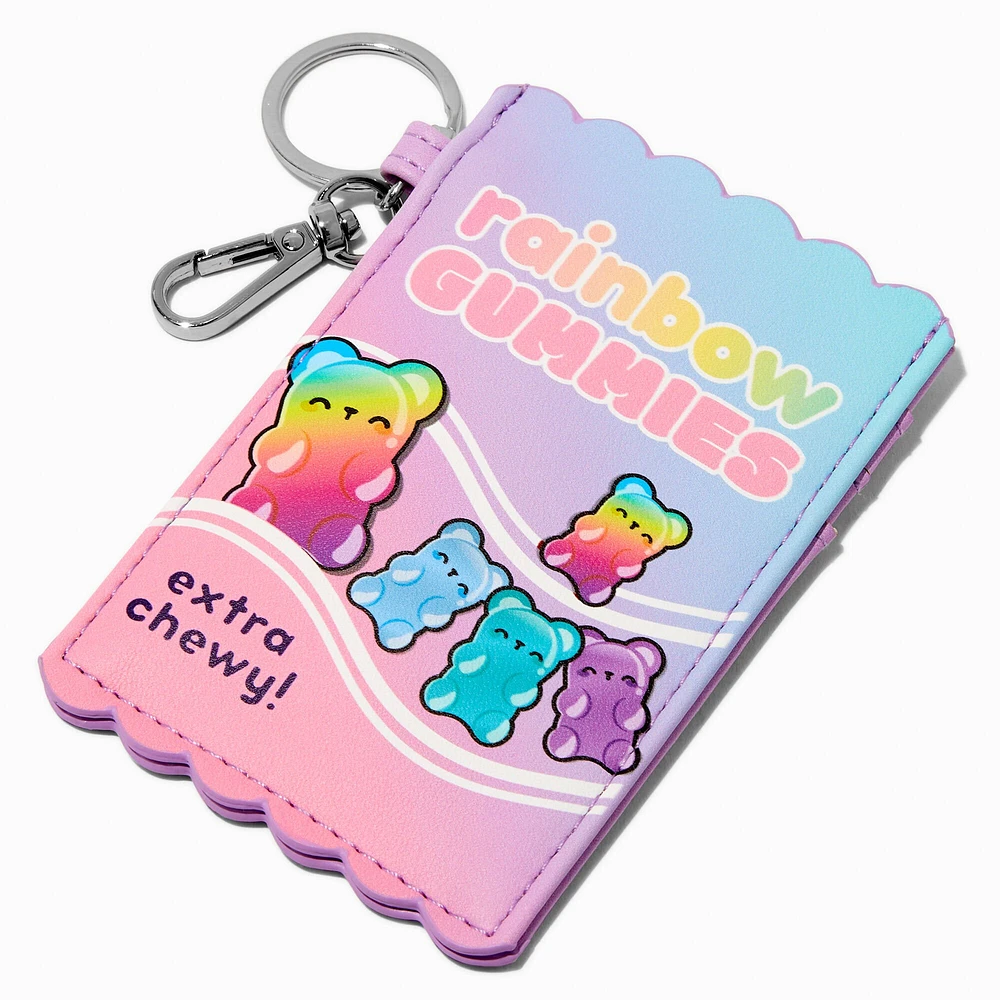 Rainbow Gummies Mini Mart  Keychain Card Case