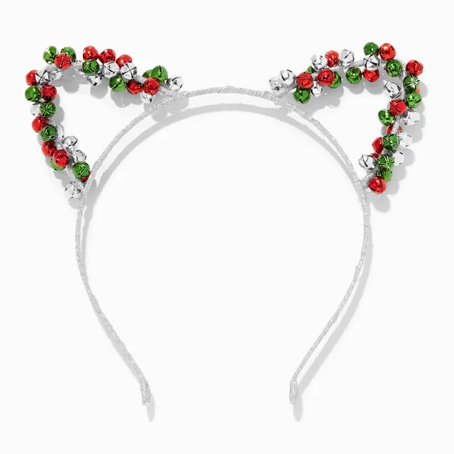 Claire's Jingle Bells Cat Ears Headband