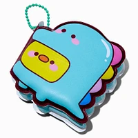 Puffy Dinosaur Mini Notebook Keychain