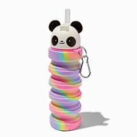 Collapsible Tie Dye Panda Water Bottle