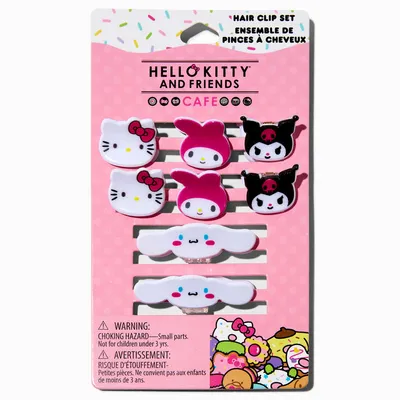 Hello Kitty® And Friends Cafe Hair Clip Set - 8 Pack
