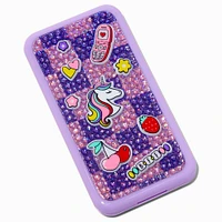 Y2K Unicorn Purple Bling Cellphone Makeup Palette