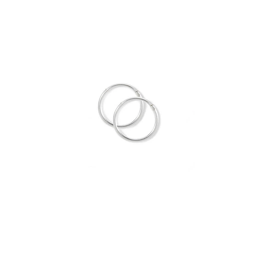 C LUXE by Claire's Sterling Silver 12MM Hoop Earrings