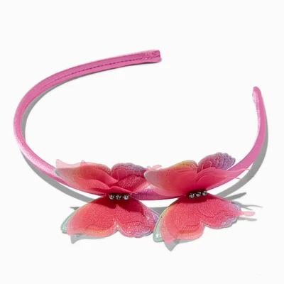 Claire's Club Pink Butterfly Headband