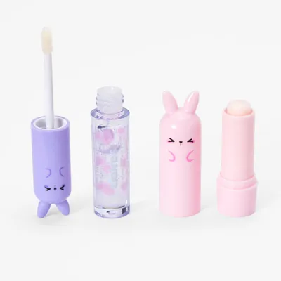 Chibi Bunny Lip Gloss Set - 2 Pack