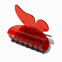 Red Butterfly Large Hair Claw