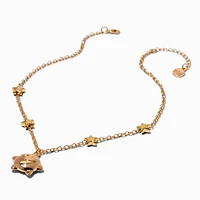 Disney Wish Claire's Exclusive 3D Gold Star Necklace