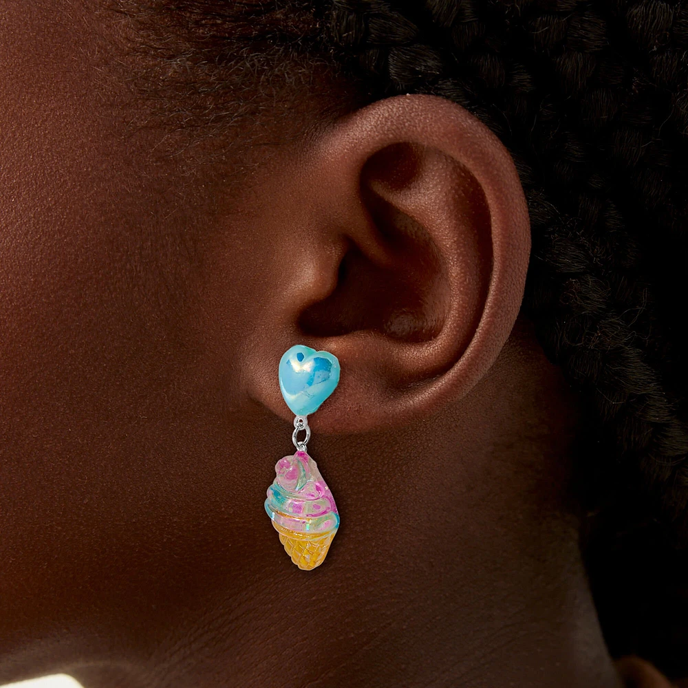 Puffy Ice Cream Drop Earrings