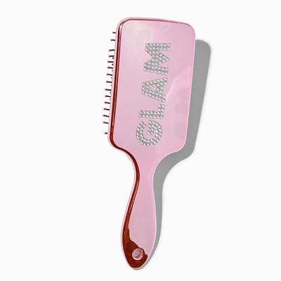 Bright Pink Glam Paddle Hair Brush