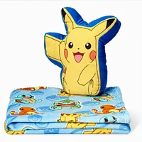 Pokémon™ Pikachu Hugger Pillow & Cute Silk Touch Throw Set (ds)