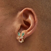 Reindeer Clip-On Stud Earrings