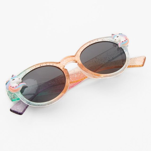 Rose Gold Tinted Mod Sunglasses - Blush