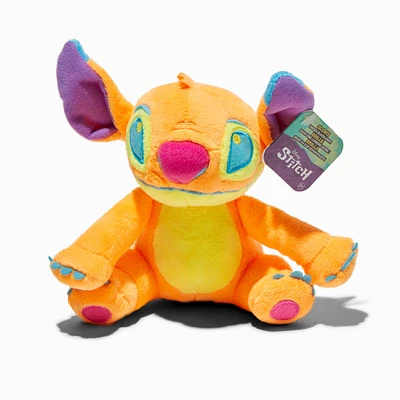 Disney Stitch 6'' Orange Blacklight Plush Toy