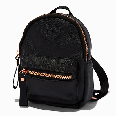 Claire's Club Black Small Backpack