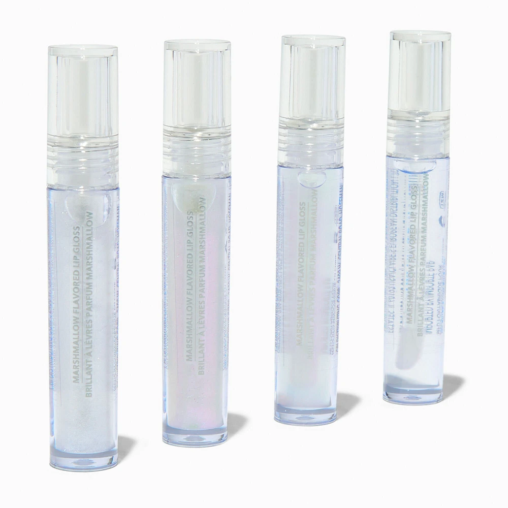 Marshmallow Glazed Lip Gloss Set - 4 Pack