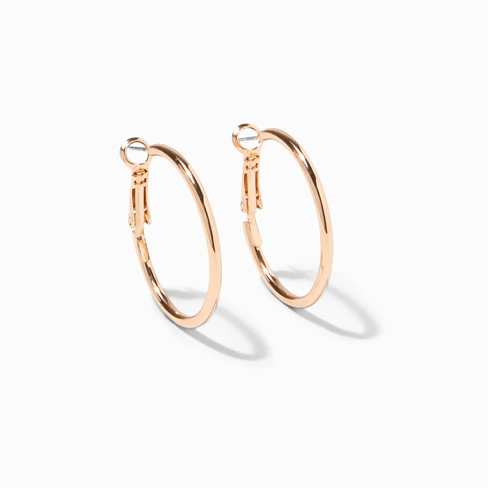 Gold 30MM Hoop Earrings