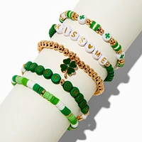 St. Patrick's Day Stretch Bracelets - 5 Pack