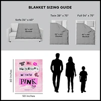 Mean Girls™ x Claire's Pink Silk Touch Throw Blanket