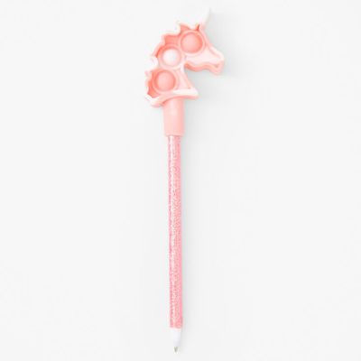 Pink Unicorn Popper Glitter Pen