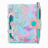 Holographic Butterfly Mini Journal Notebook