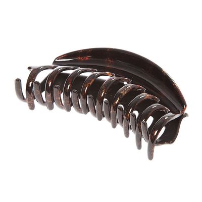 Tortoiseshell Spiked Hair Claw - Brown