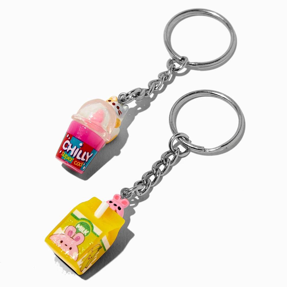 Best Friends Critter Drinks Keychains - 5 Pack