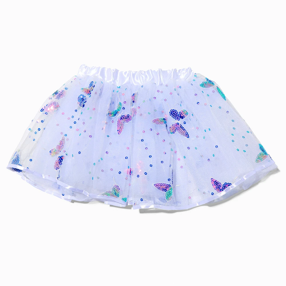 Claire's Club Spring Butterfly Purple Sequin Tutu