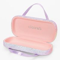 Claire's Club Glitter Butterfly Glasses Case