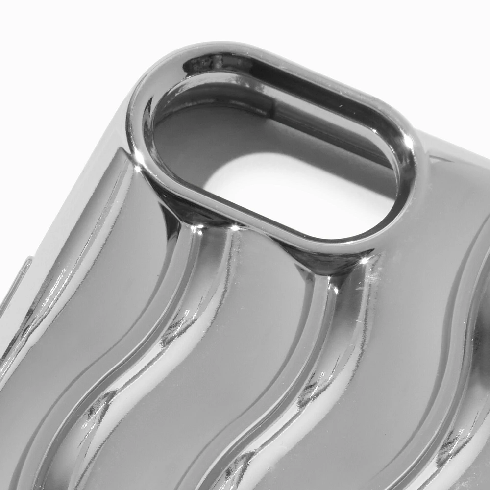 Silver Waves Phone Case