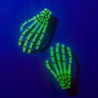 Skeleton Hands Glow in the Dark Hair Clips - 2 Pack