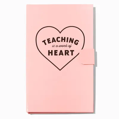 "Teaching Is a Work of Heart" Stationery Set