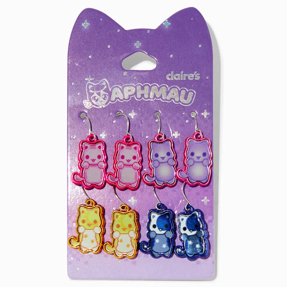 Aphmau™ Claire's Exclusive MeeMeow 1" Drop Earrings - 4 Pack