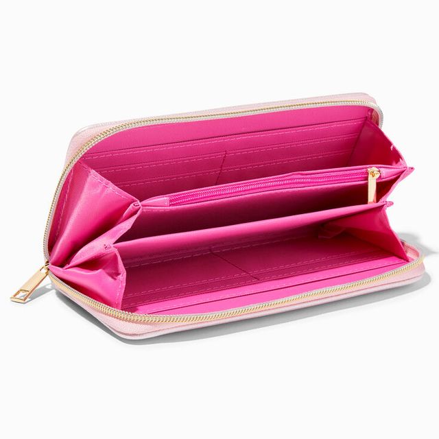 Claire's Golden Crown Trifold Wallet