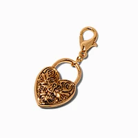 T H E M E x Claire's Gold-tone Heart Lock Charm