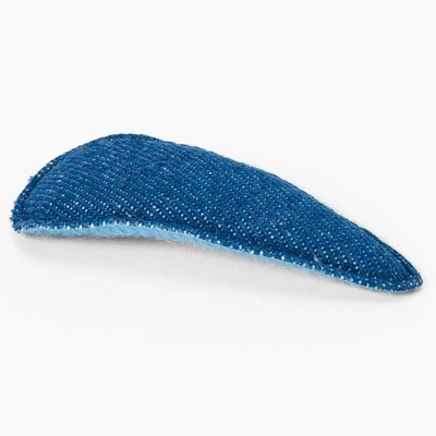 Blue Denim Snap Hair Clip