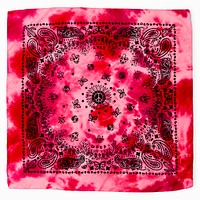 Pink Tie Dye Bandana Headwrap