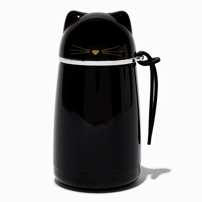 Black Cat Stainless Steel Water Bottle