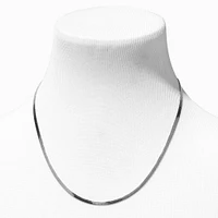 C LUXE by Claire's Sterling Silver Plated Snake Chain Necklace