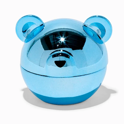 Icy Blue Chrome Bear Lip Balm