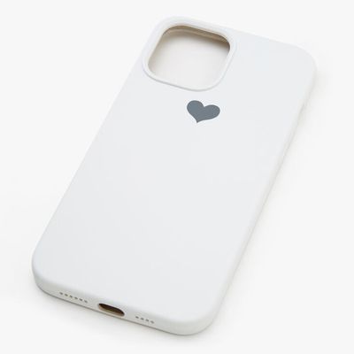 White Heart Protective Phone Case - Fits iPhone® 12 Pro Max