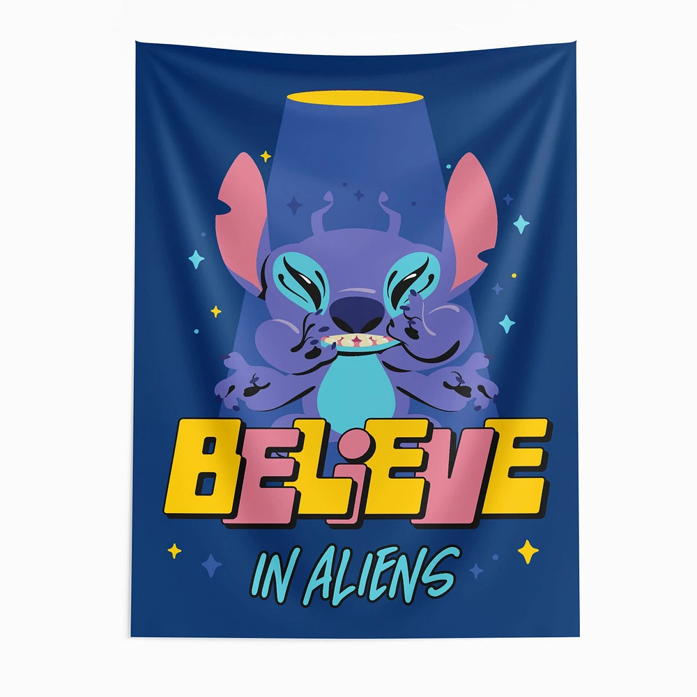 Disney Stitch Believe Wall Hanging Tapestry (ds)