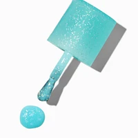 Matte Effect Vegan Nail Polish - Mint Glitter