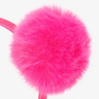 Pink Pom Pom Ears Headband