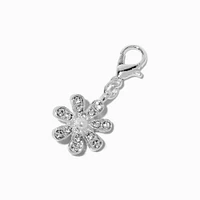 T H E M E x Claire's Silver-tone Pavé Daisy Charm